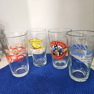 Assorted Brewery Pint Glass Set